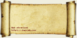 Dina Joksimović vizit kartica